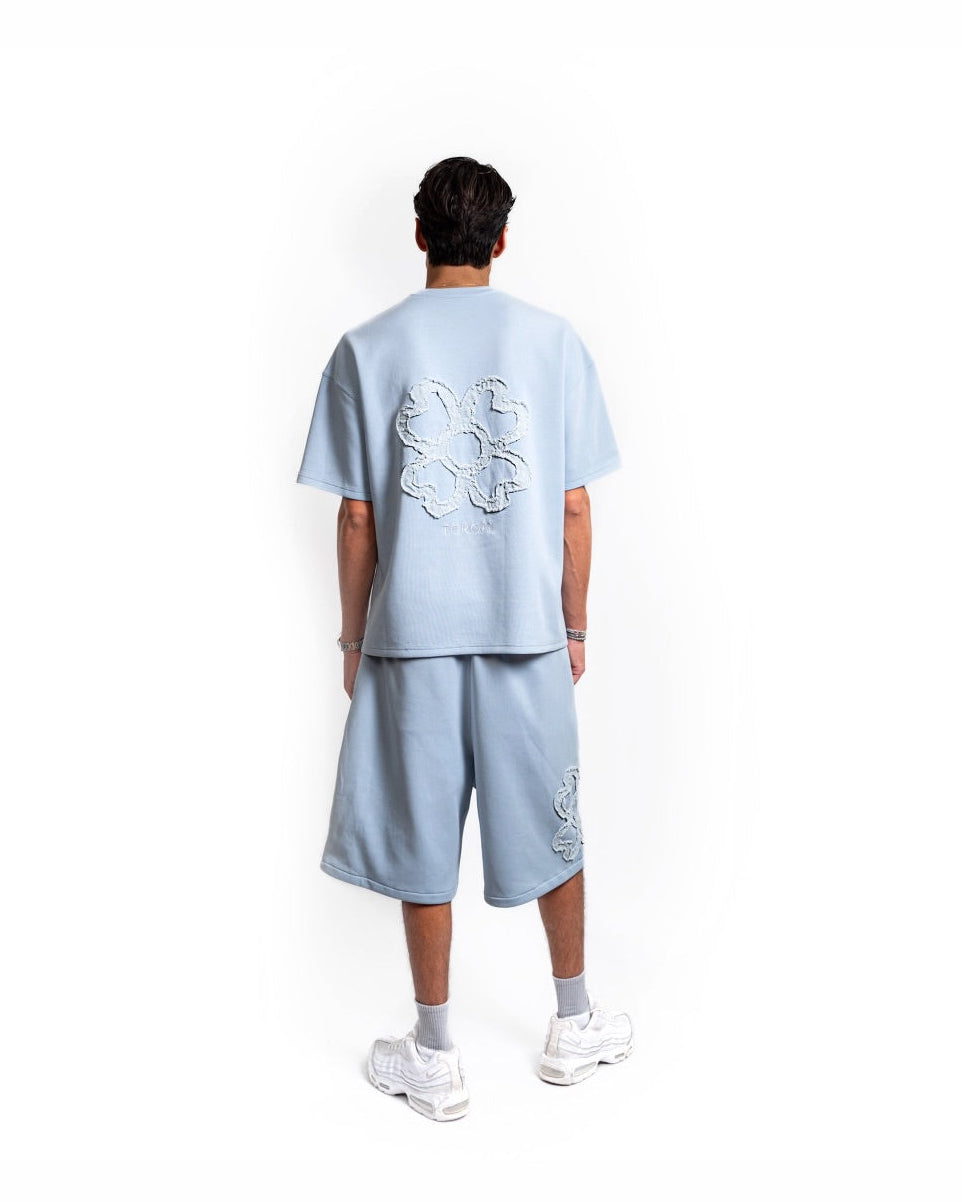 T-shirt Signature — Bleu Riviera