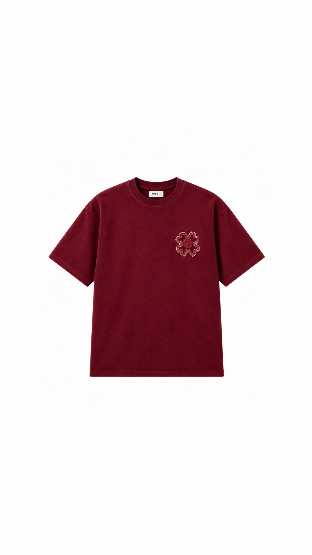 T-shirt Signature — Bordeaux Obscur