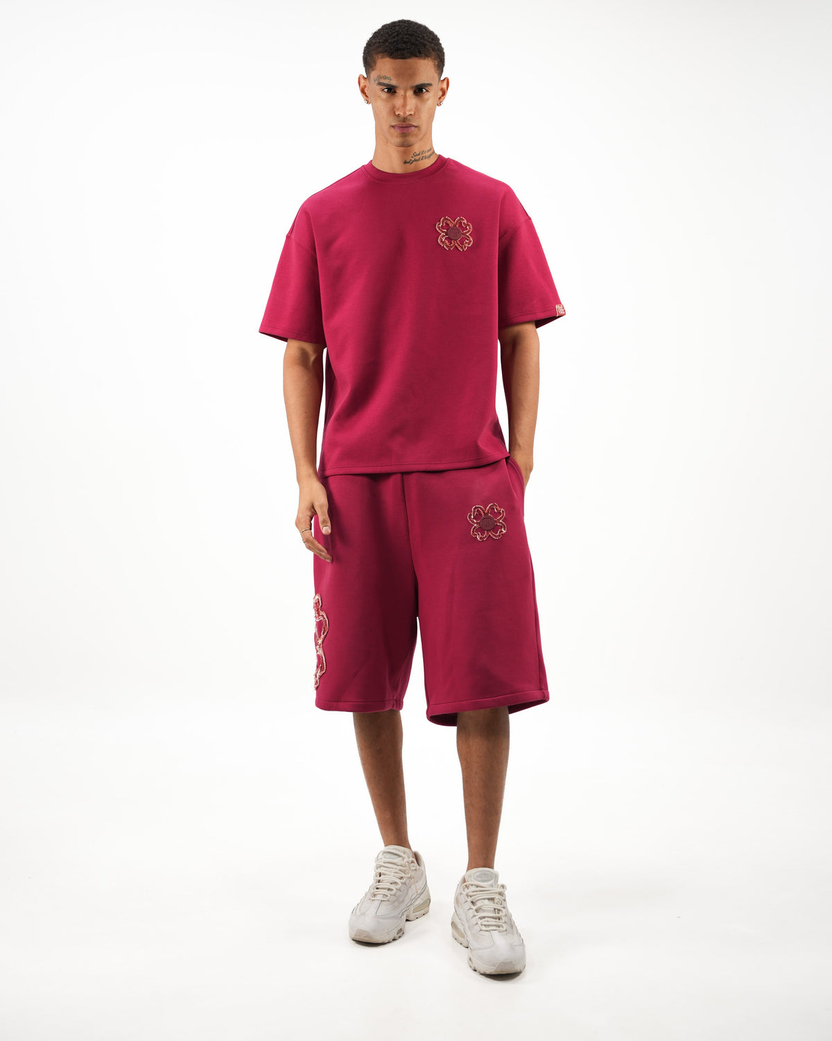 T-shirt Signature — Bordeaux Obscur