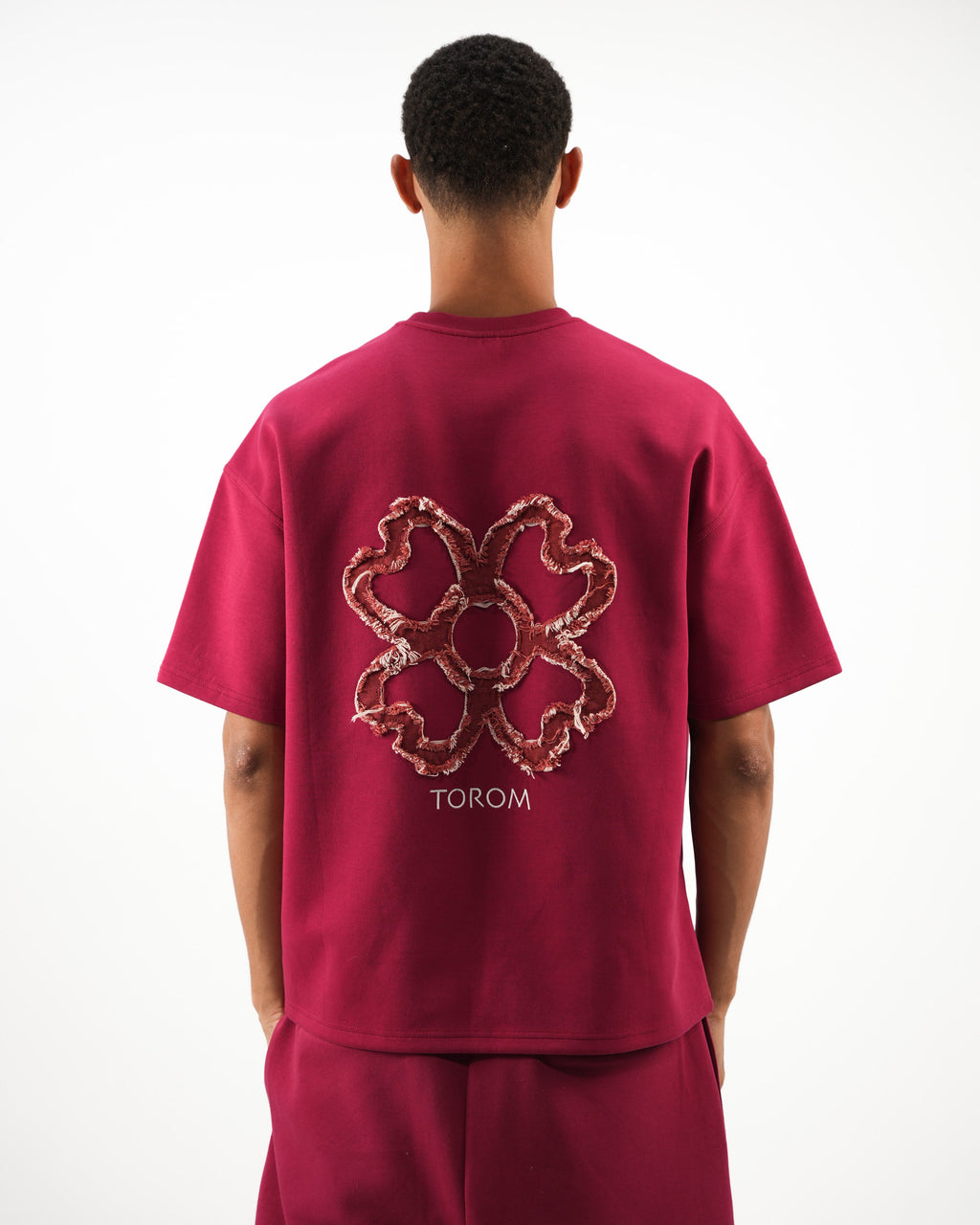 T-shirt Signature — Bordeaux Obscur